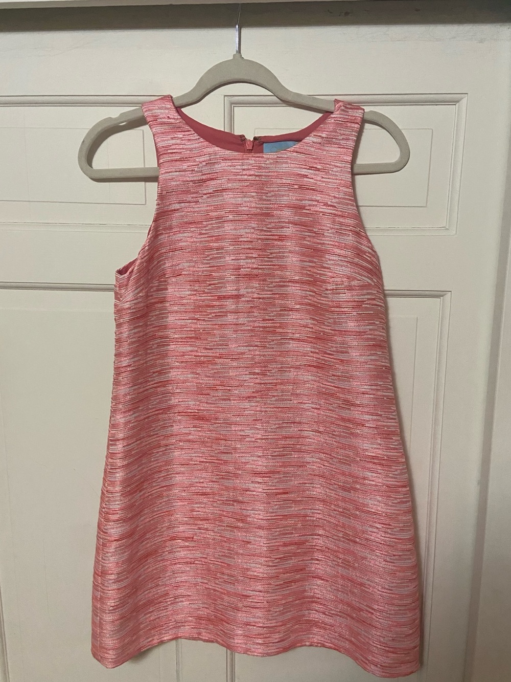 Pink shift dress